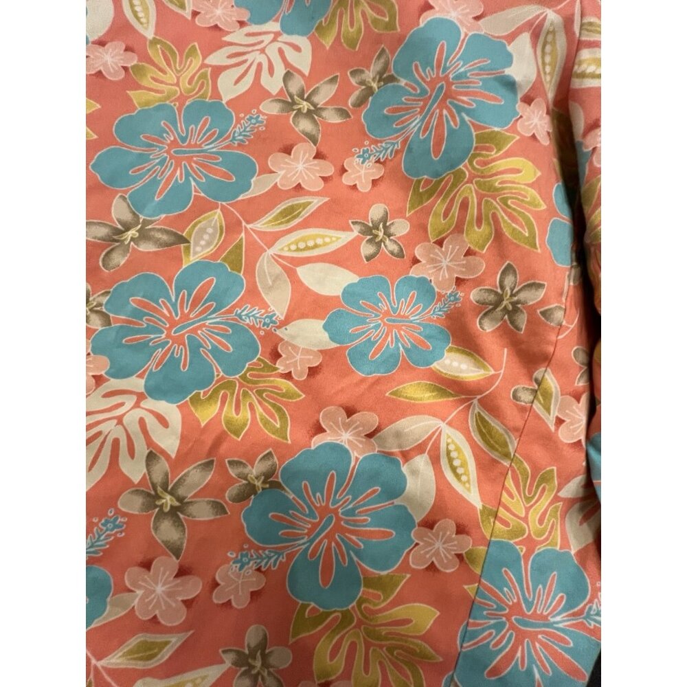 Bechamel Petite Hawaiian Floral‎ Capris Women’s Size Petite Medium - Picture 2 of 10